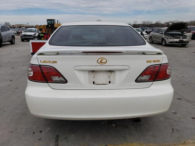 JTHBF30G330123848 - 2003 LEXUS ES 300 WHITE photo 6