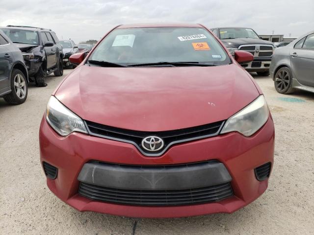 5YFBURHE8GP548801 - 2016 TOYOTA COROLLA L RED photo 5