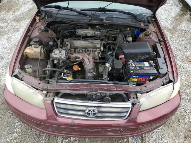 4T1BG22K71U847442 - 2001 TOYOTA CAMRY CE BURGUNDY photo 11