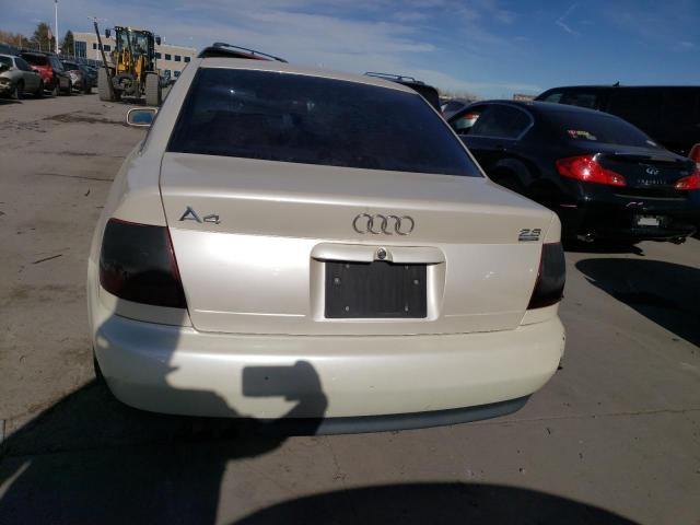 WAUED28D5WA147749 - 1998 AUDI A4 2.8 QUATTRO WHITE photo 6