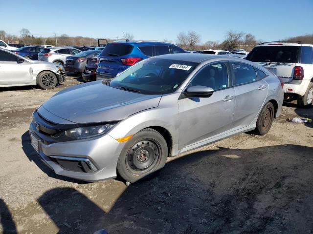 19XFC2F61LE014526 - 2020 HONDA CIVIC LX SILVER photo 1