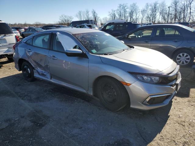 19XFC2F61LE014526 - 2020 HONDA CIVIC LX SILVER photo 4