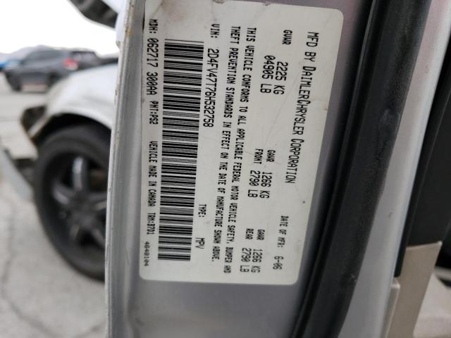 2D4FV47T76H532758 - 2006 DODGE MAGNUM SE SILVER photo 12