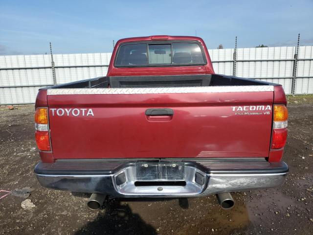 4TASN92N3YZ679191 - 2000 TOYOTA TACOMA XTRACAB PRERUNNER 红色 照片 6