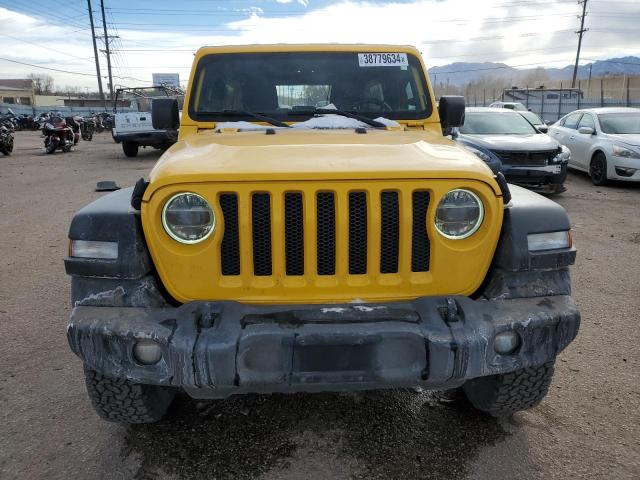 1C4HJXDN8MW567526 - 2021 JEEP WRANGLER U SPORT YELLOW photo 5