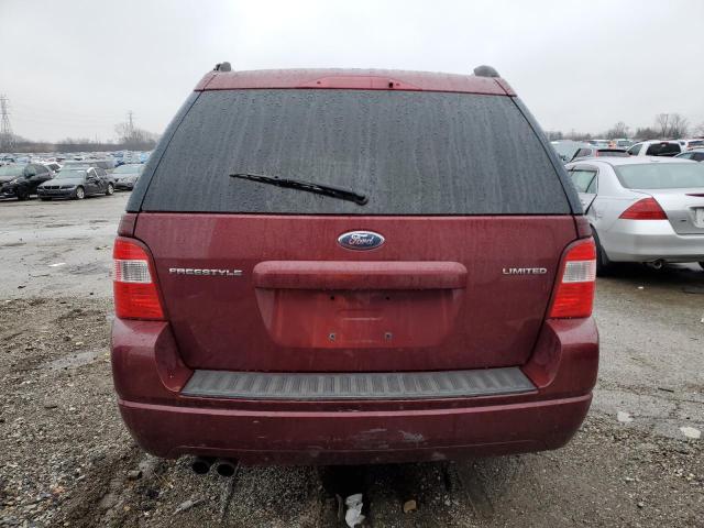 1FMDK03146GA55613 - 2006 FORD FREESTYLE LIMITED BURGUNDY photo 6