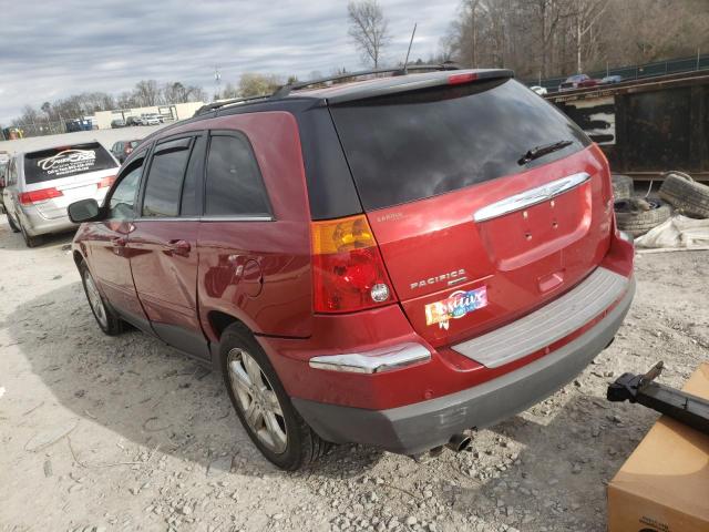2A8GF68X17R299850 - 2007 CHRYSLER PACIFICA TOURING RED photo 2