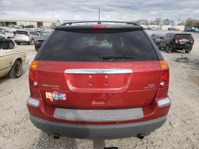 2A8GF68X17R299850 - 2007 CHRYSLER PACIFICA TOURING RED photo 6