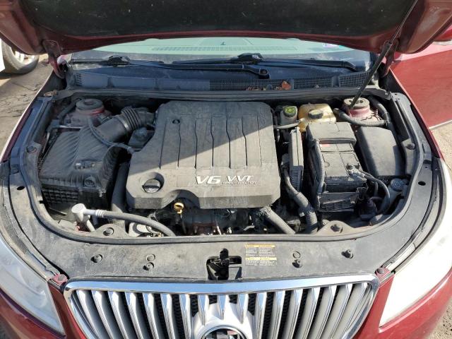 1G4GD5EG7AF193893 - 2010 BUICK LACROSSE C MAROON photo 11