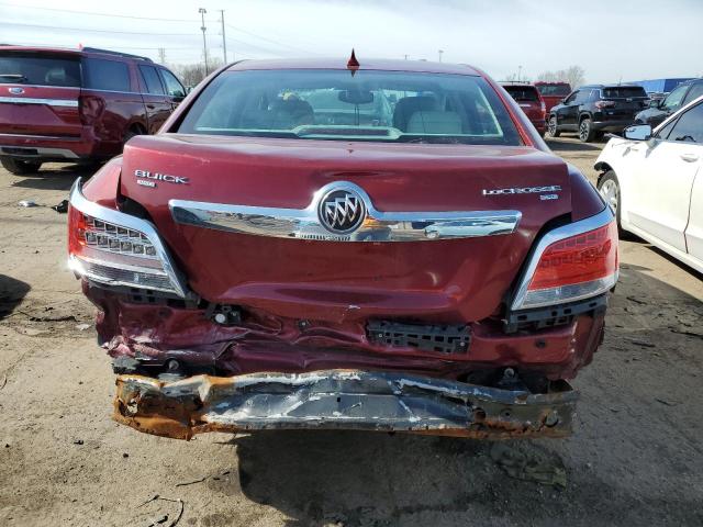 1G4GD5EG7AF193893 - 2010 BUICK LACROSSE C MAROON photo 6