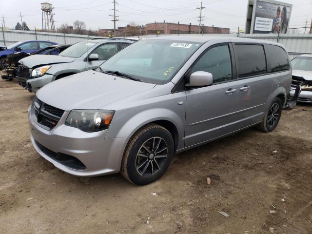 2C4RDGBG4ER331417 - 2014 DODGE GRAND CARA SE GRAY photo 1