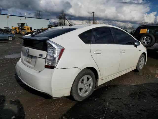 JTDKN3DU3B5319326 - 2011 TOYOTA PRIUS WHITE photo 3