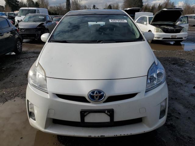 JTDKN3DU3B5319326 - 2011 TOYOTA PRIUS WHITE photo 5