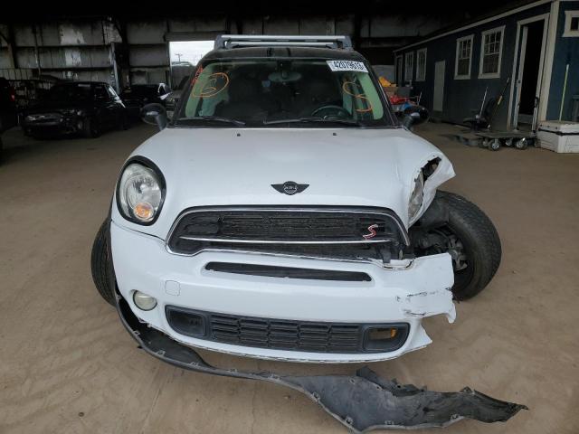 WMWZC3C51FWT01628 - 2015 MINI COOPER S COUNTRYMAN WHITE photo 5