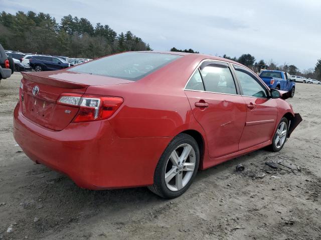 4T1BF1FK4EU862221 - 2014 TOYOTA CAMRY L RED photo 3