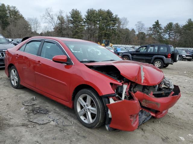 4T1BF1FK4EU862221 - 2014 TOYOTA CAMRY L RED photo 4