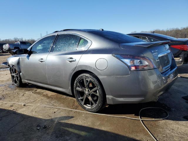 1N4AA5AP5EC472393 - 2014 NISSAN MAXIMA S GRAY photo 2