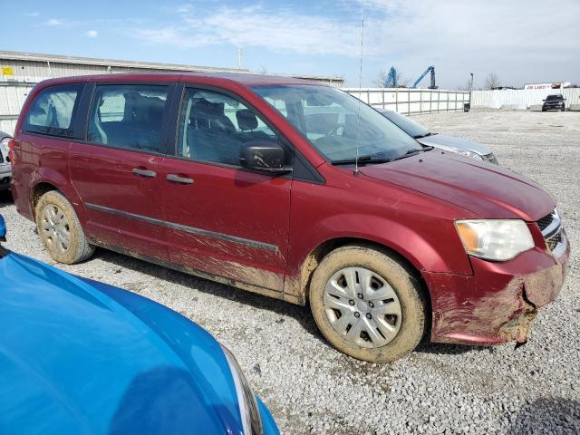 2C4RDGBG2ER452124 - 2014 DODGE GRAND CARA SE RED photo 4