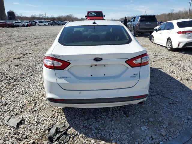 1FA6P0HD9F5127781 - 2015 FORD FUSION SE WHITE photo 6