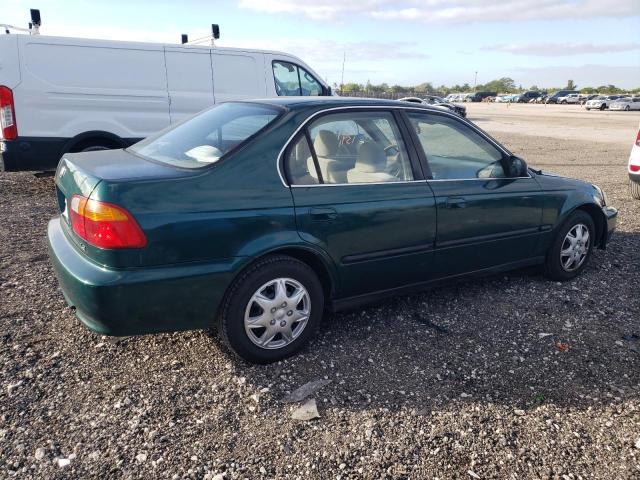 1HGEJ6675XL059467 - 1999 HONDA CIVIC LX GREEN photo 3