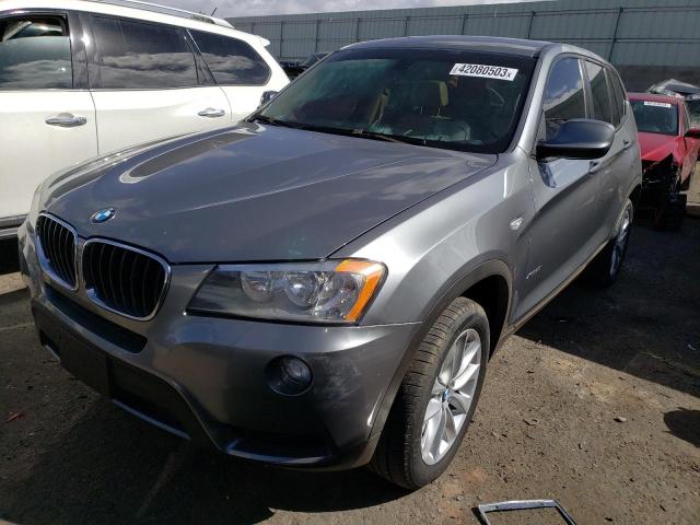 5UXWX9C50D0A11931 - 2013 BMW X3 XDRIVE28I GRAY photo 1