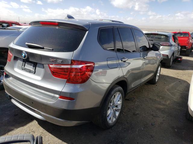 5UXWX9C50D0A11931 - 2013 BMW X3 XDRIVE28I GRAY photo 3