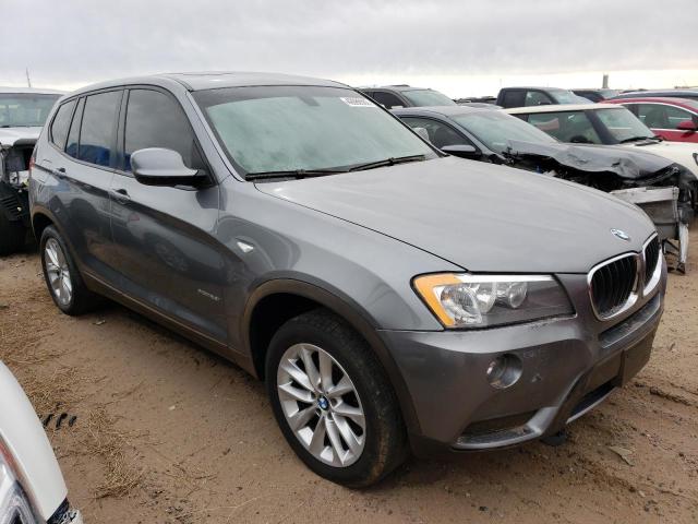 5UXWX9C50D0A11931 - 2013 BMW X3 XDRIVE28I GRAY photo 4