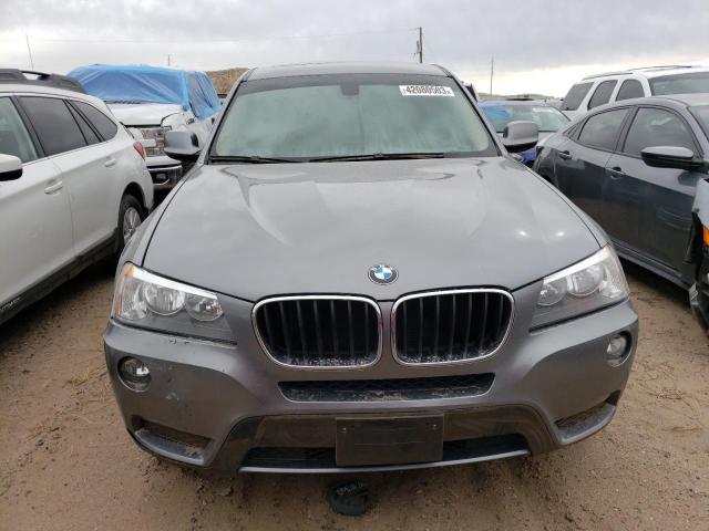 5UXWX9C50D0A11931 - 2013 BMW X3 XDRIVE28I GRAY photo 5