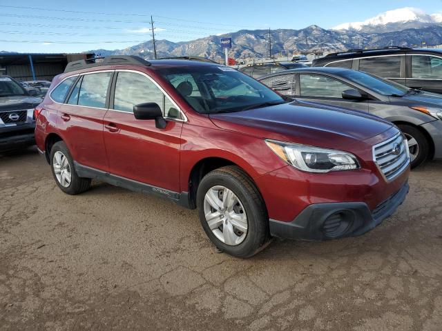 4S4BSBAC7F3230600 - 2015 SUBARU OUTBACK 2.5I RED photo 4