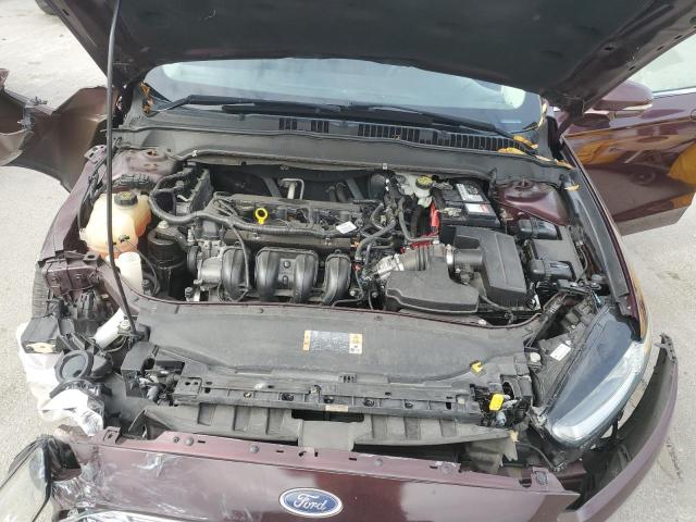 3FA6P0H77DR212008 - 2013 FORD FUSION SE BURGUNDY photo 11