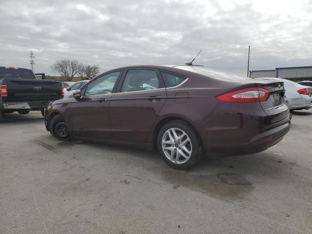 3FA6P0H77DR212008 - 2013 FORD FUSION SE BURGUNDY photo 2