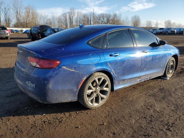 1C3CCCBG4FN646884 - 2015 CHRYSLER 200 S BLUE photo 3