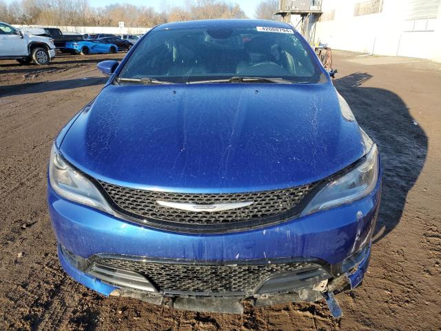 1C3CCCBG4FN646884 - 2015 CHRYSLER 200 S BLUE photo 5