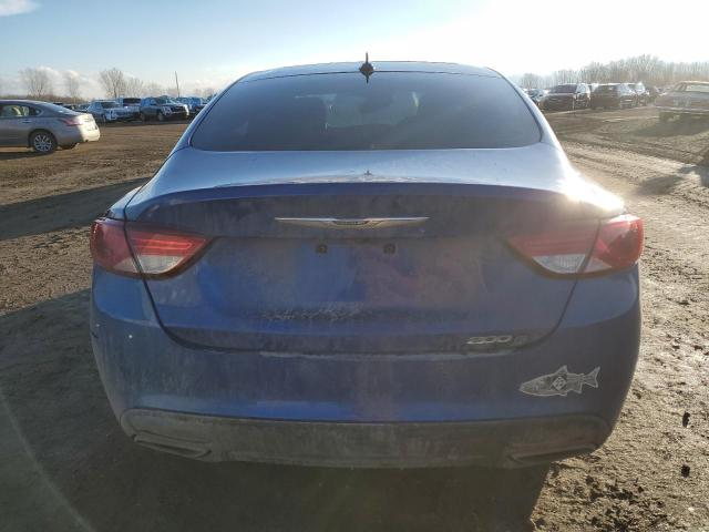 1C3CCCBG4FN646884 - 2015 CHRYSLER 200 S BLUE photo 6