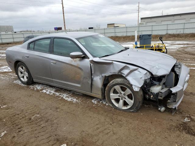 2C3CDXHG9DH647627 - 2013 DODGE CHARGER SXT SILVER photo 4