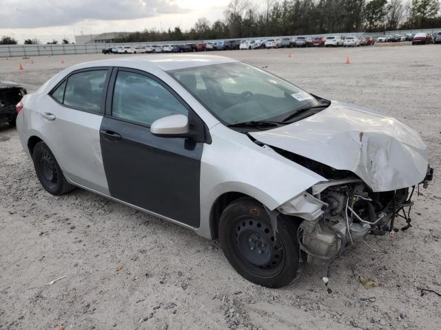 2T1BURHEXJC066578 - 2018 TOYOTA COROLLA L SILVER photo 4