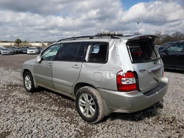 JTEDW21A060005979 - 2006 TOYOTA HIGHLANDER HYBRID SILVER photo 2