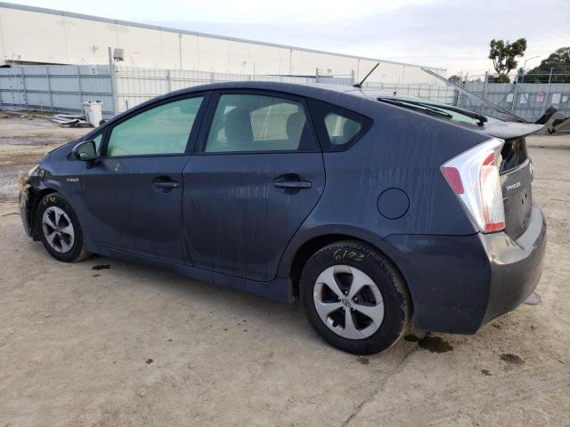 JTDKN3DU2D1667418 - 2013 TOYOTA PRIUS GRAY photo 2