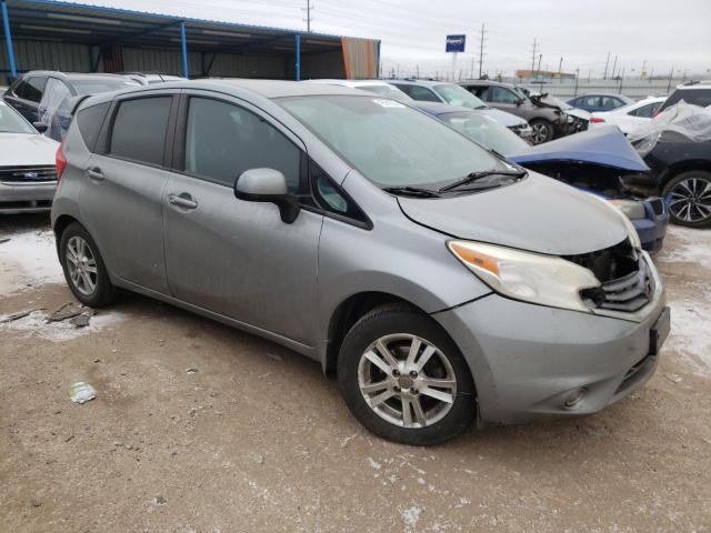 3N1CE2CP4EL372845 - 2014 NISSAN VERSA NOTE S GRAY photo 4