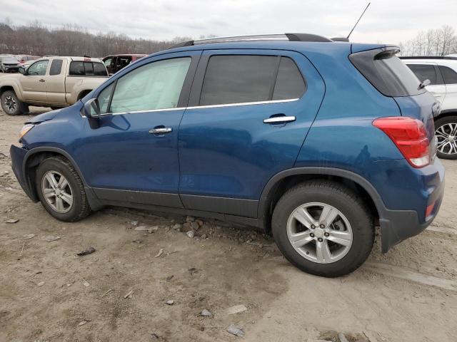 3GNCJPSB2LL245477 - 2020 CHEVROLET TRAX 1LT BLUE photo 2