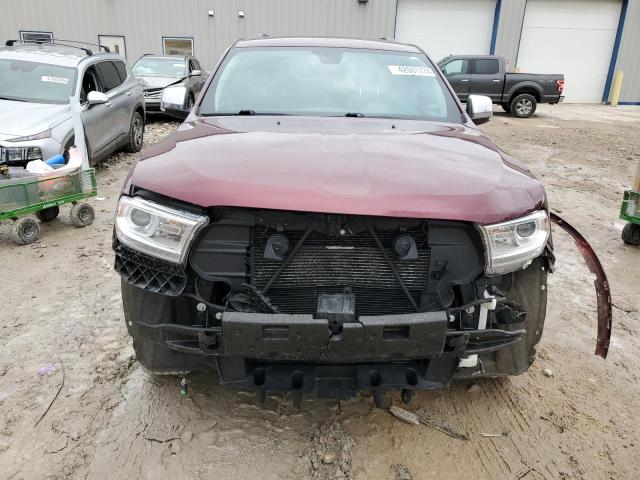 1C4RDJEG9GC309241 - 2016 DODGE DURANGO CITADEL BURGUNDY photo 5