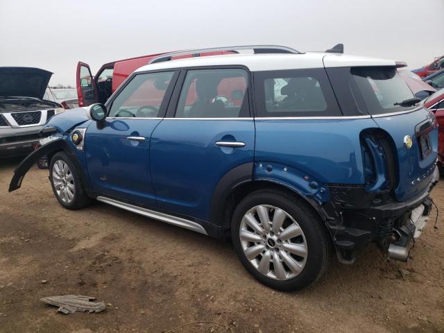 WMZYU7C5XK3E57216 - 2019 MINI COOPER S E COUNTRYMAN ALL4 BLUE photo 2