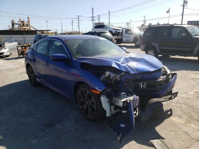 2HGFC2F8XLH588503 - 2020 HONDA CIVIC SPORT 蓝色 照片 4