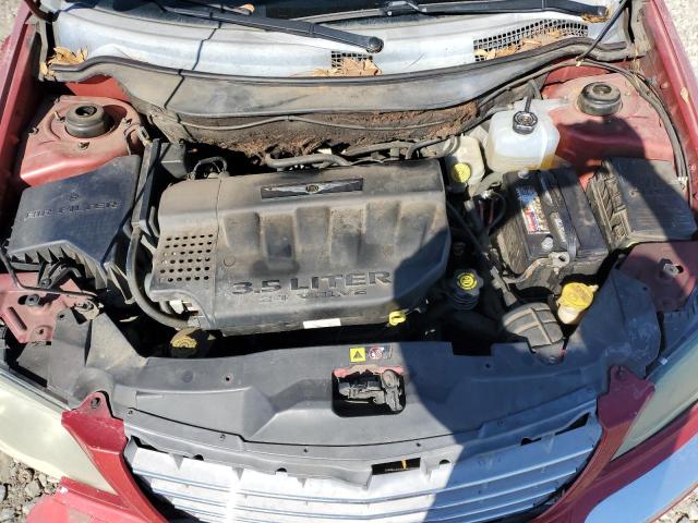 2C8GF68444R335683 - 2004 CHRYSLER PACIFICA BURGUNDY photo 12