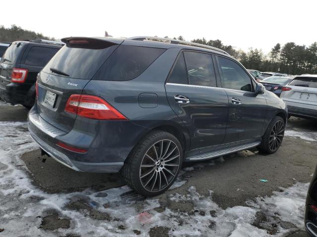 4JGDA5HB0DA205573 - 2013 MERCEDES-BENZ ML 350 4MATIC BLUE photo 3