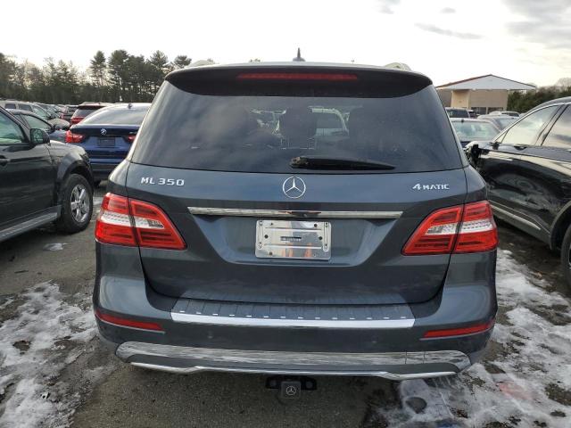 4JGDA5HB0DA205573 - 2013 MERCEDES-BENZ ML 350 4MATIC BLUE photo 6