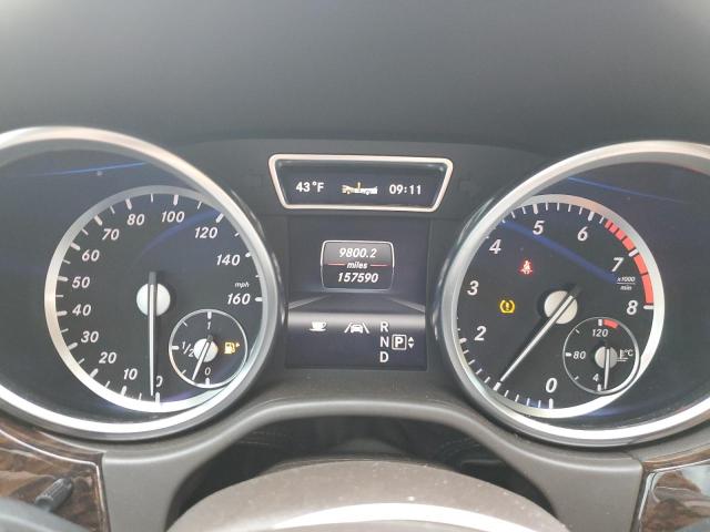 4JGDA5HB0DA205573 - 2013 MERCEDES-BENZ ML 350 4MATIC BLUE photo 9