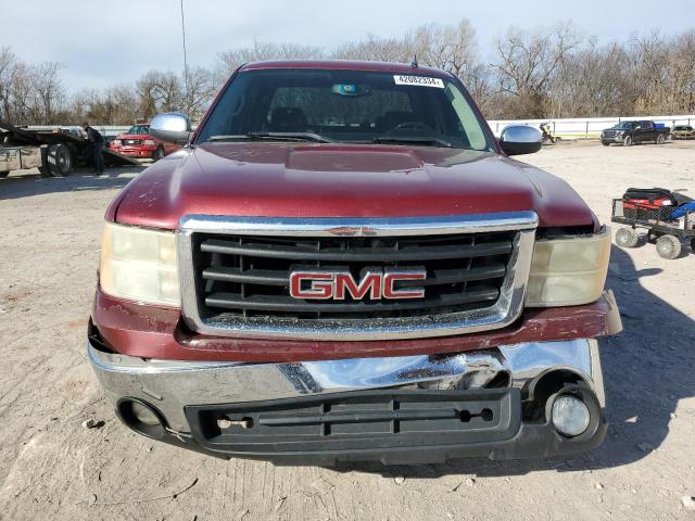 3GTEC230X9G214538 - 2009 GMC SIERRA C1500 SLE BURGUNDY photo 5