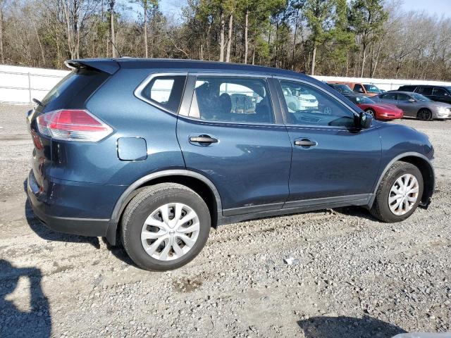 JN8AT2MTXGW014320 - 2016 NISSAN ROGUE S BLUE photo 3