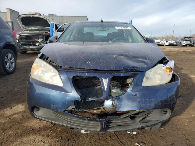 1G2ZG57B984180191 - 2008 PONTIAC G6 BASE BLUE photo 5